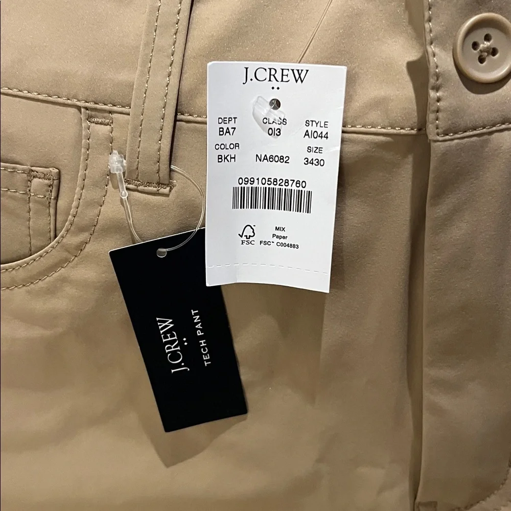 J. Crew Men’s Slim Chino Pants in Tan